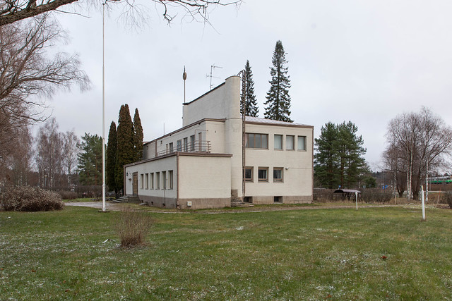 Sotilaskoti building (military canteen) by Elsi Borg (1938) in Koria, Finland