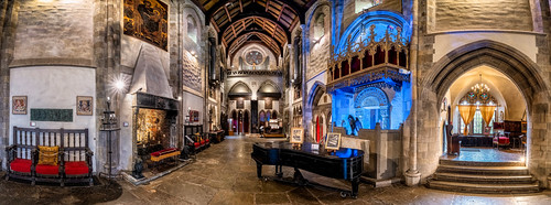 Great Hall Panorama by Frank C. Grace (Trig Photography), Hammond Castle Museum
Gloucester, MA

John Hays Hammond, Jr. built his medieval-style castle between