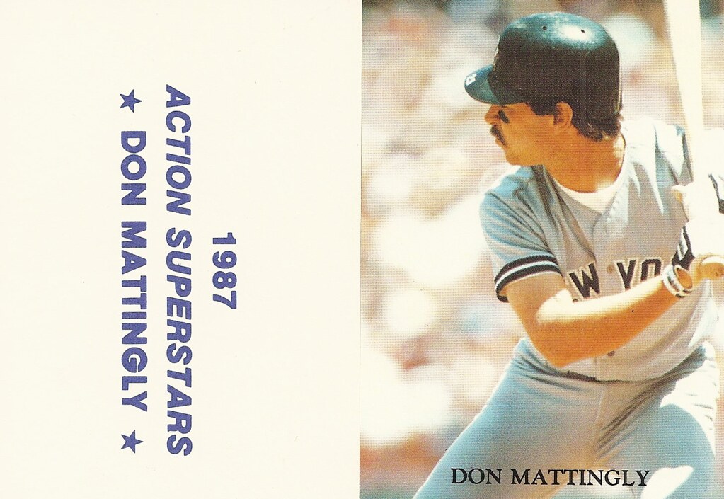 1987 Action Superstars Sample - Mattingly, Don