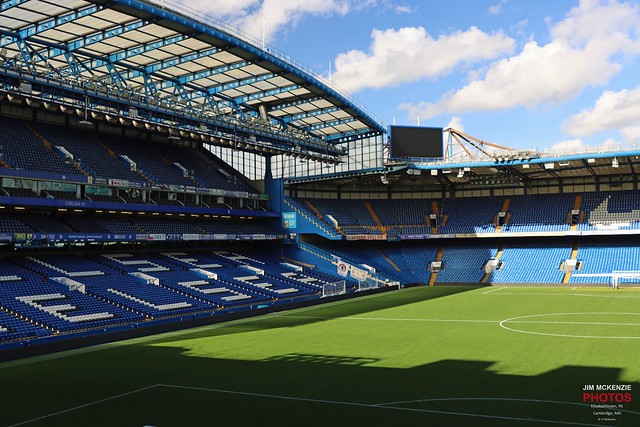 Inside of Stamford Bridge, Chelsea, London