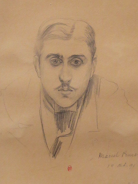 Portrait de Marcel Proust à Trouville (1891), Jacques-Emile Blanche - Exposition Marcel Proust, la fabrique de l'Oeuvre, BnF, Paris XIIIe