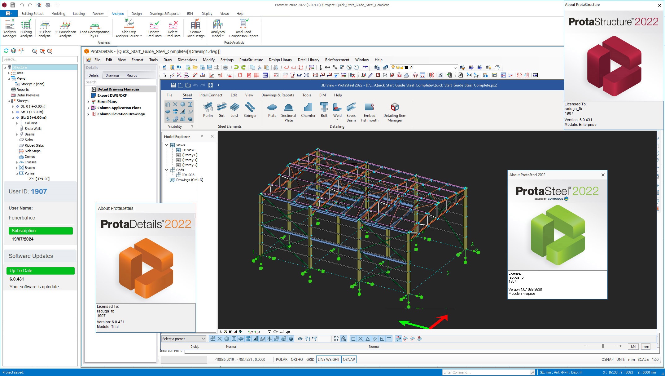 Working with ProtaStructure Suite Enterprise 2022 v6.0.431 full