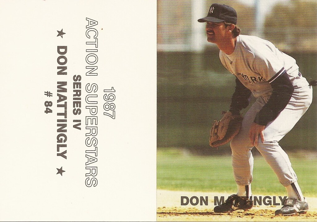 1987 Action Superstars Series IV - Mattingly, Don - 84