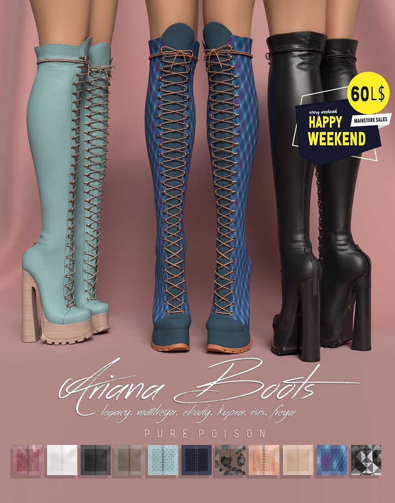 Pure Poison – Ariana Boots – Happy Weekend