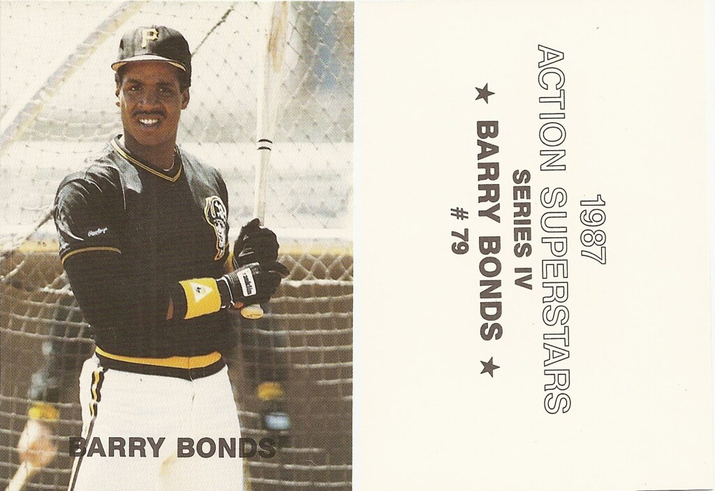 1987 Action Superstars Series IV - Bonds, Barry