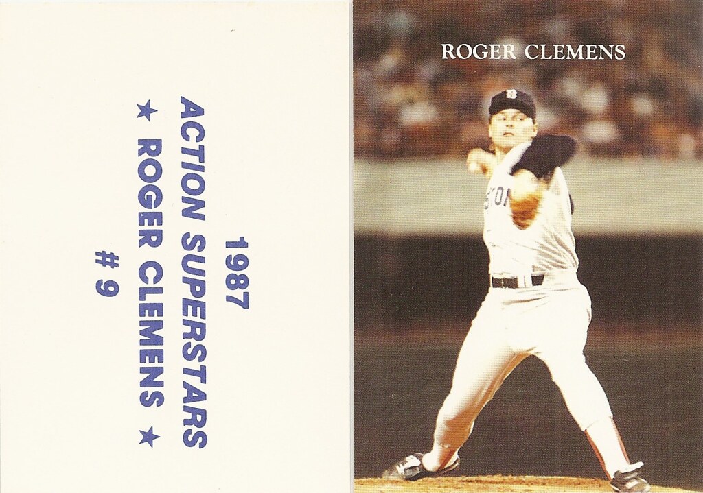 1987 Action Superstars Series I - Clemens, Roger