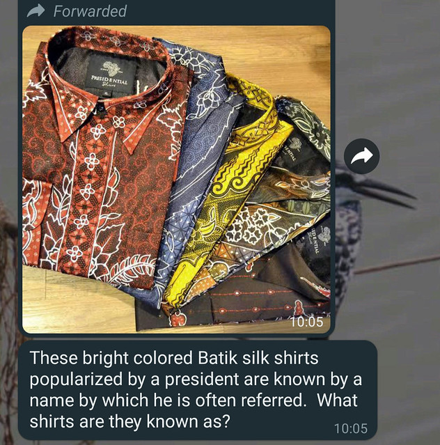 Quiz: ID the silk shirts made famous by a Prez