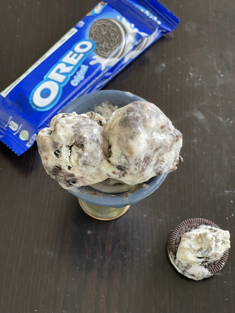Oreo ice cream recipe