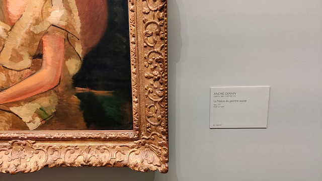 "La Nièce du peintre" by Andre Derain - Musée de l'Orangerie - Paris, France