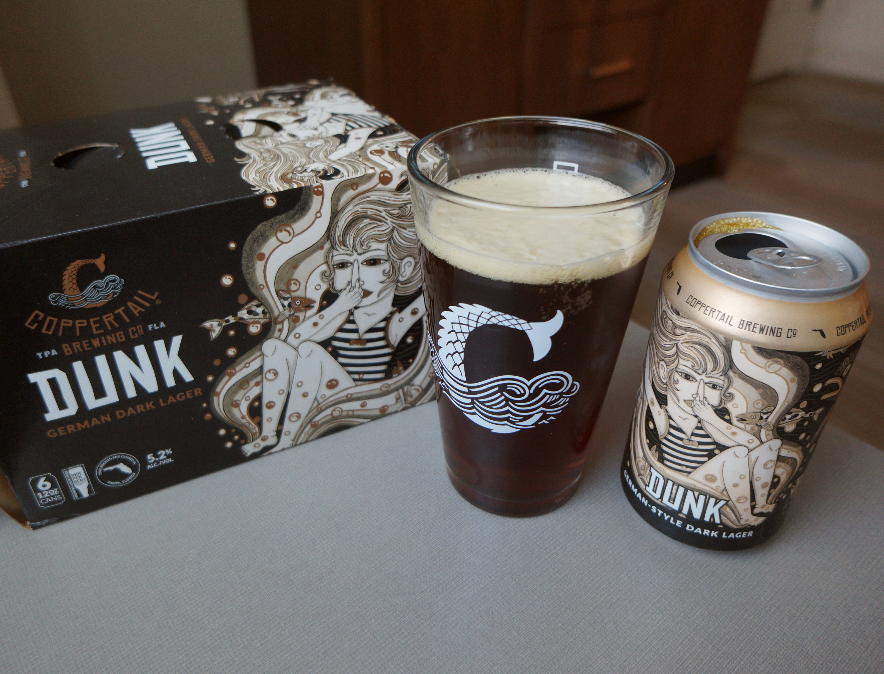 Coppertail Brewing Company Dunk Dark Lager