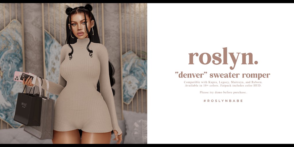 roslyn. “Denver" Sweater Romper @ Mainstore // GIVEAWAY!