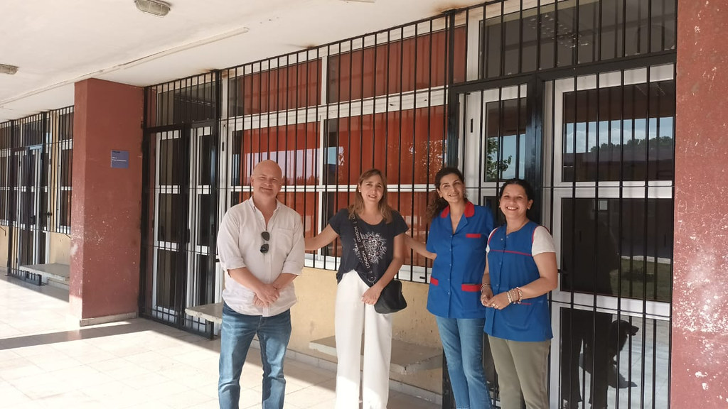 Escuela de educación especial de Albardón recibió apoyo de minería