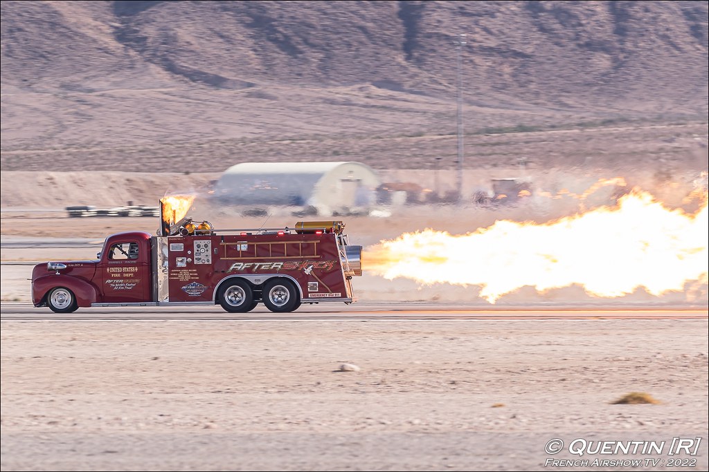 Aftershock Jet Fire Truck Aviation Nation 2022 75th Anniversary Nellis AFB Airshow Las Vegas Meeting Aerien 2022