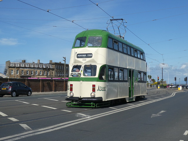Blackpool Tram 723 220714 Fleetwood [front]