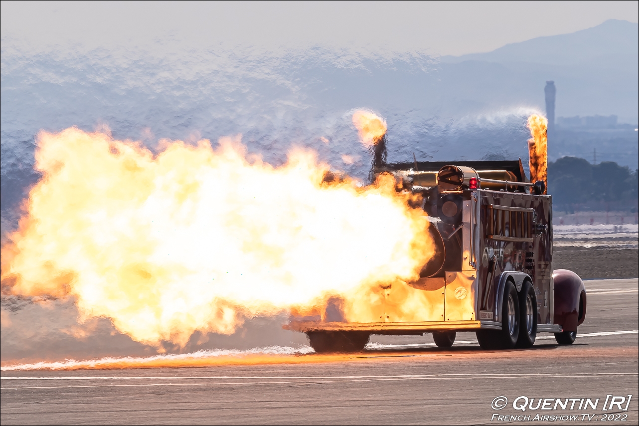 Aftershock Jet Fire Truck Aviation Nation 2022 75th Anniversary Nellis AFB Airshow Las Vegas