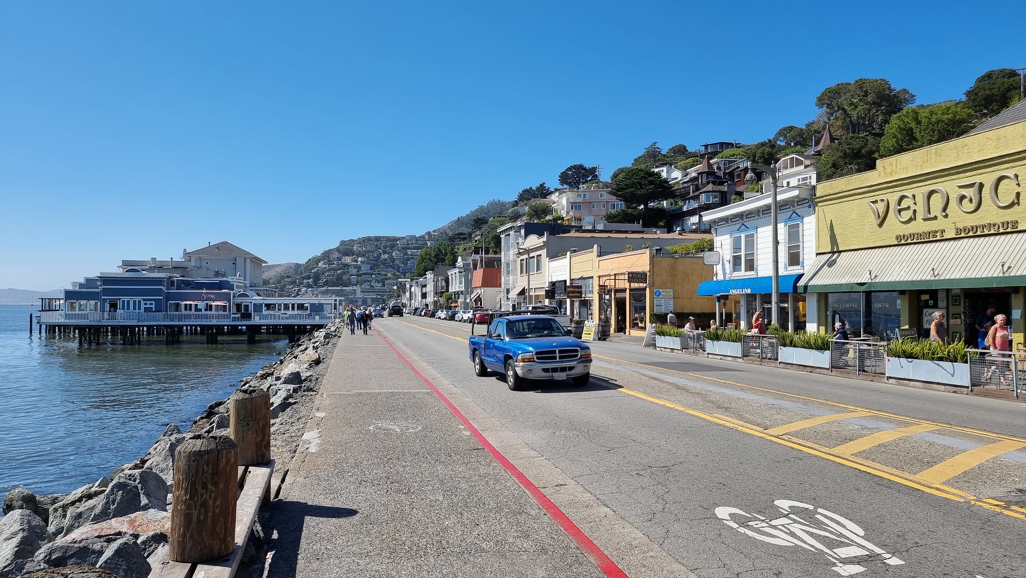 The lovely little town of Sausalito