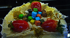 strawberry and candies cake-1