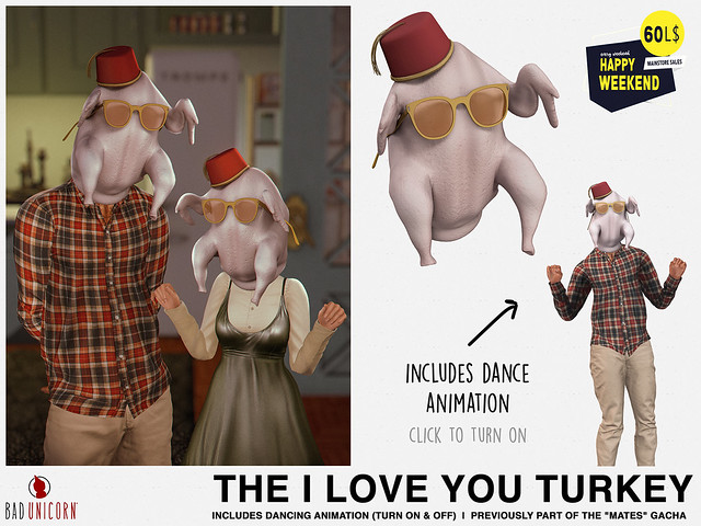 NEW! The I Love Turkey @ Bad Unicorn Mainstore
