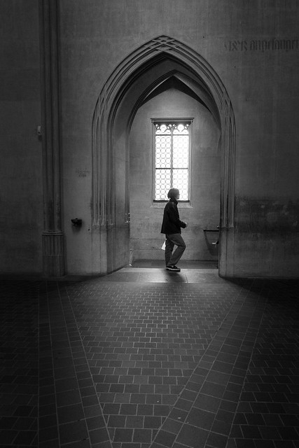 in sacred rooms b&w