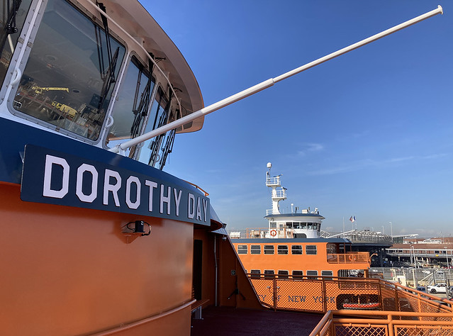 DOROTHY DAY, Staten Island Ferry, commissioning ceremony, November 4th 2022