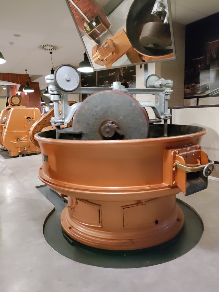 Chocolate making equipment, on display at Chocversum