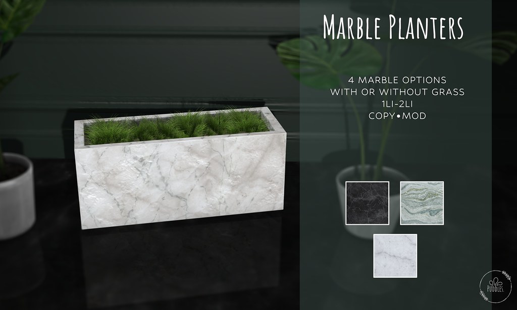 Marble Planters @ Flourish