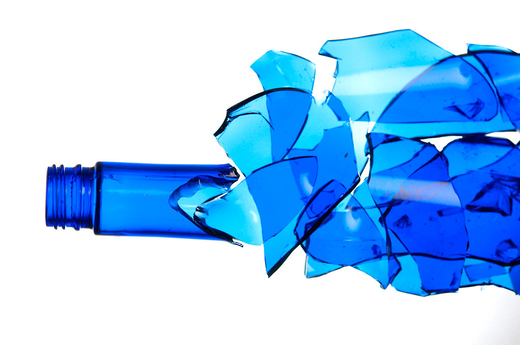 PRODUCT Broken Glass Bottle Blue | PRODUCT Broken Glass Bott… | Flickr