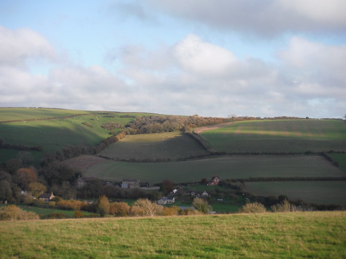 Huish, Sydling St. Nicholas, from Combe Hill SWC Walk 402 - Maiden Newton Circular or to Dorchester (via Cerne Abbas)