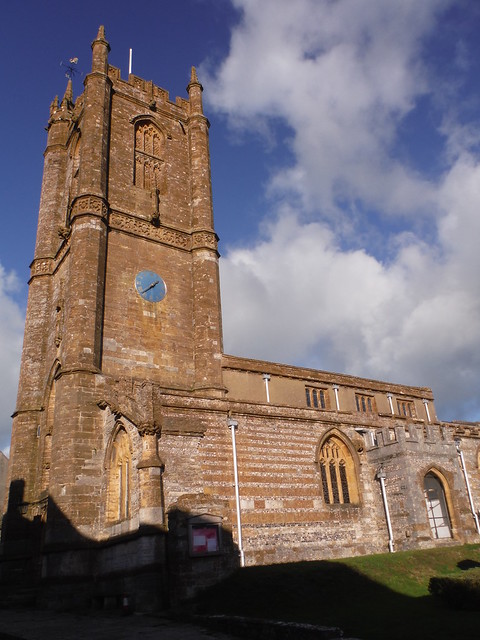 St. Mary's Church, Cerne Abbas SWC Walk 402 - Maiden Newton Circular or to Dorchester (via Cerne Abbas)