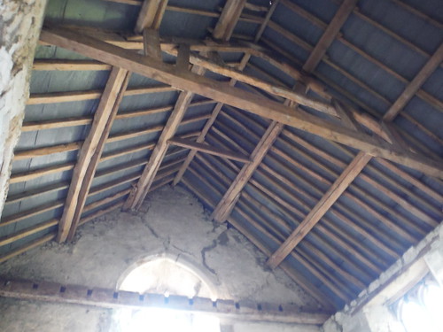 Roof of Abbey Guest House, Cerne Abbas SWC Walk 402 - Maiden Newton Circular or to Dorchester (via Cerne Abbas)
