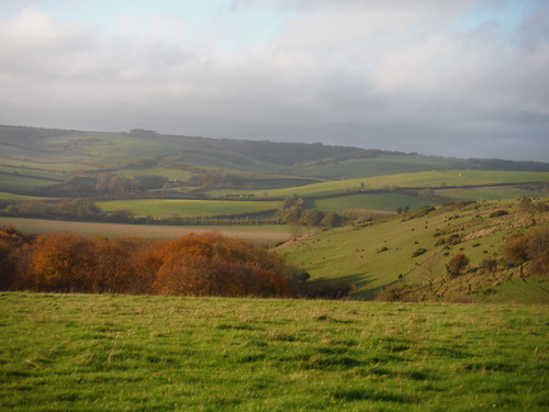 Upper Sydling Valley, from Hog Hill SWC Walk 402 - Maiden Newton Circular or to Dorchester (via Cerne Abbas)