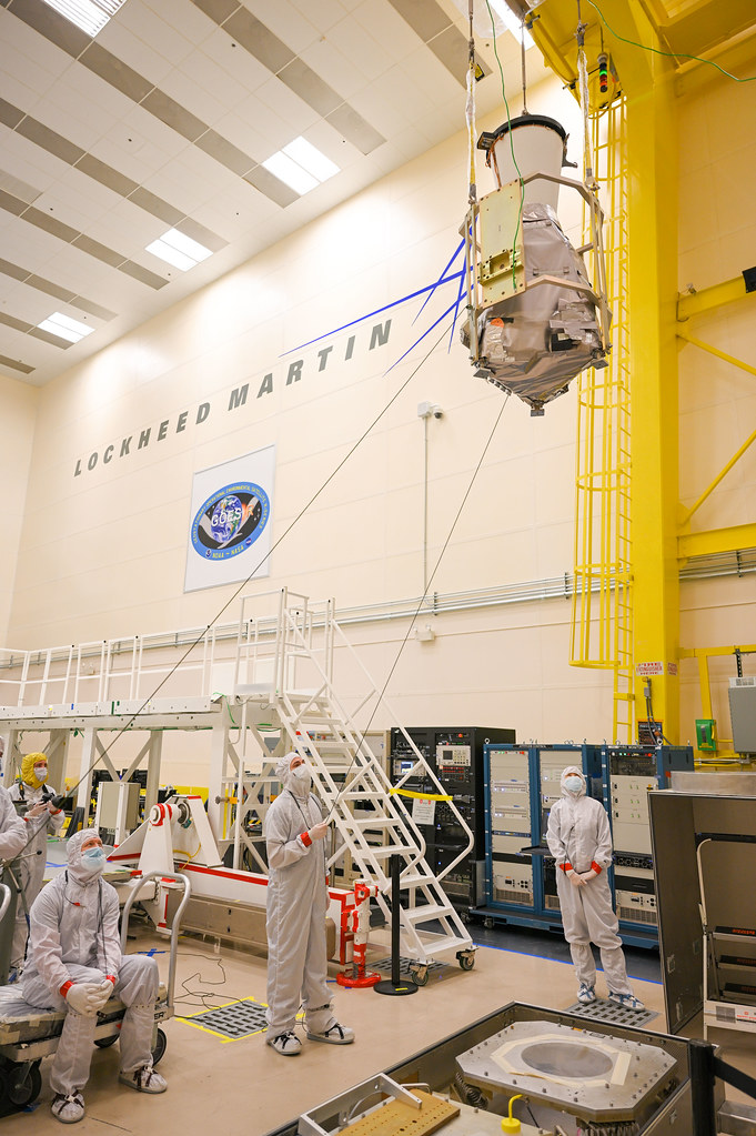GOES-U GLM Lifted for Integration with Spacecraft