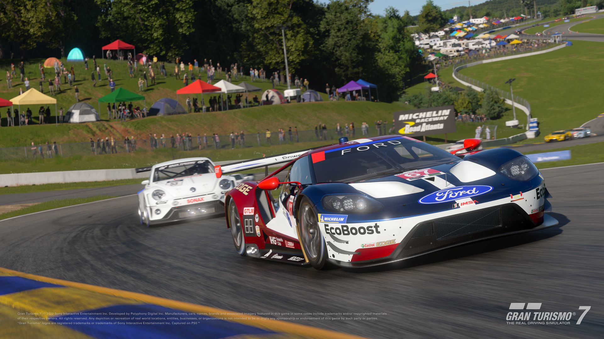 Gran Turismo 7 Update 1.26 features Michelin Raceway Road Atlanta race circuit