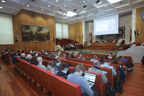 Sesión del pleno del Claustro de la Universidad de Valladolid