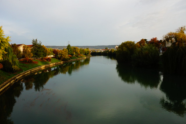 The Marne River - Walking from Épernay to Hautvillers, Marne, France