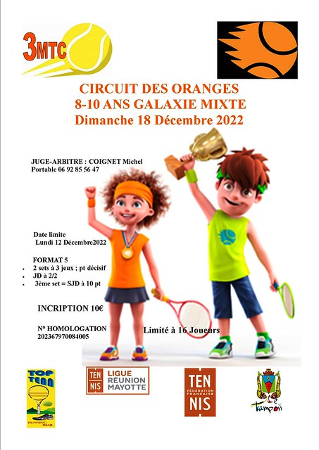affiche tournoi orange 18 décembre 2022