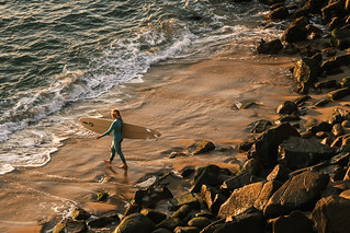 Thumbnail image for album (Surfer at Sunset Cliffs)