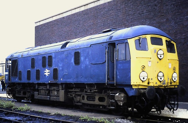 Withdrawn BR Sulzer Class 24 24066 at BREL Doncaster works