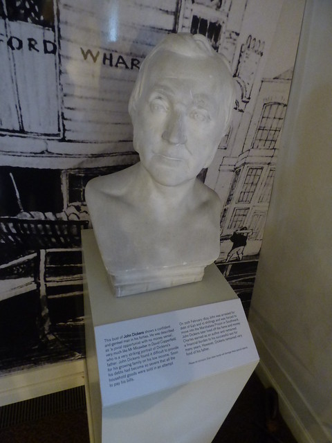 Charles Dickens Museum - Nursery - Marble bust of John Dickens
