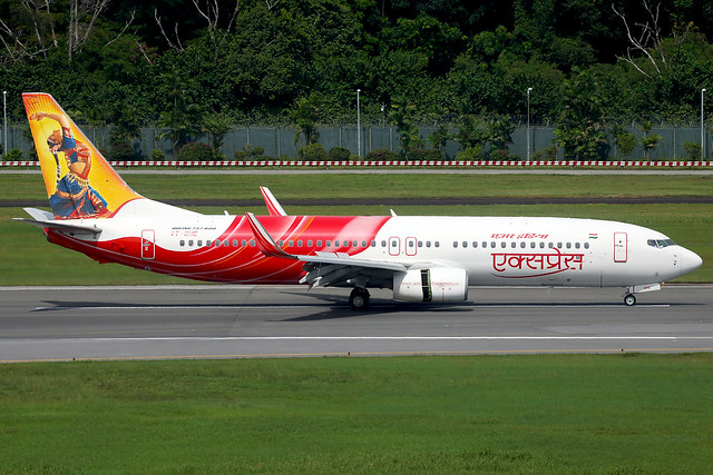 Air India Express | Boeing 737-800 | VT-GHE | Singapore Changi