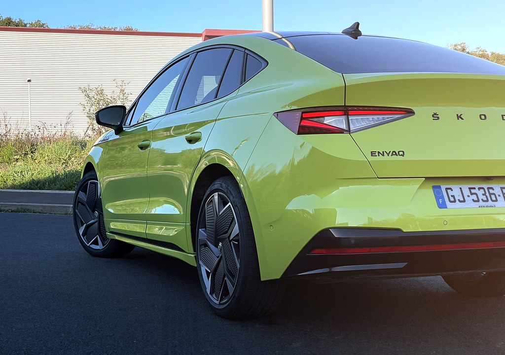 skoda enyaq coupe rs essai suv electrique