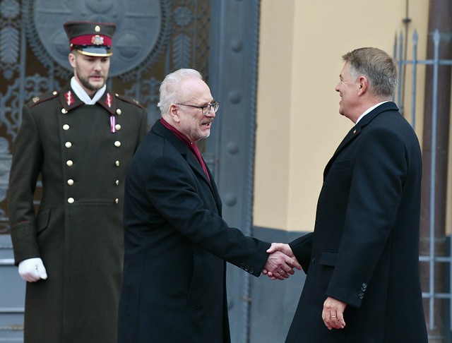 23.11.2022. V. E. Rumānijas prezidenta Klausa Vernera Johannisa oficiālā vizīte Latvijā