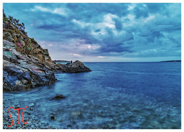 Blue Hour at Fort Wetherell Coastline