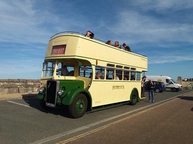 My last photo from Wightrider (I think!) is of immaculately preserved Southern Vectis CAP 234 a 1940 open-top Bristol K5G/ECW Originally operated by: Brighton, Hove & District but in Southern Vectis livery. Entered By: Derek Priddle, Fareham