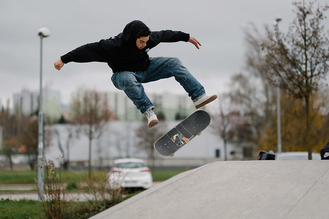 Matěj Kysza skateboarding, Sigma ART 85mm test