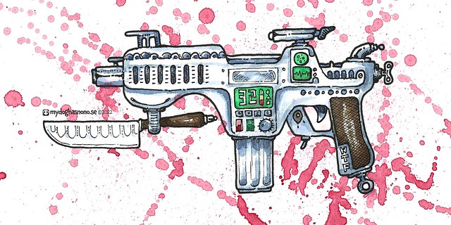 Unlikely Weapons : WTF-001 Auto Gyutoh Blaster