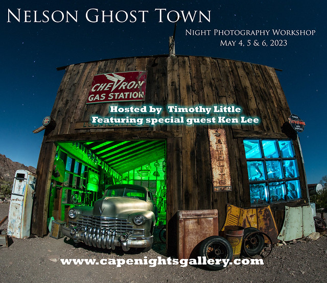 Nelson Ghost Town Night Photography Workshop!