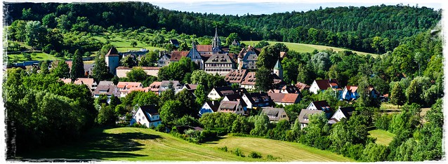 The village of Bebenhausen near Tübingen in Baden-Württemberg, Germany