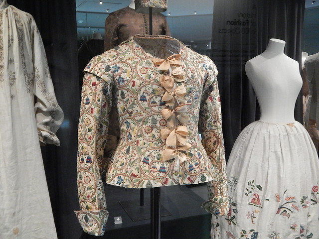 Embroided coat from 1610 at the Fashion Museum in Bath