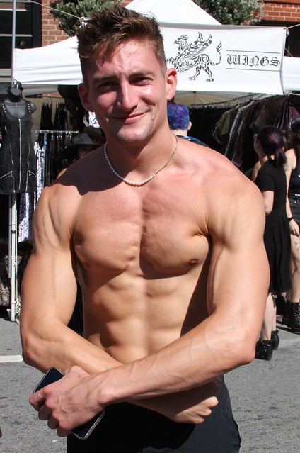 HELLA HANDSOME &MUSCLE HUNK ! ~ photographed by ADDA DADA ! ~ FOLSOM STREET FAIR 2022 ! (safe photograph) (50+ faves)